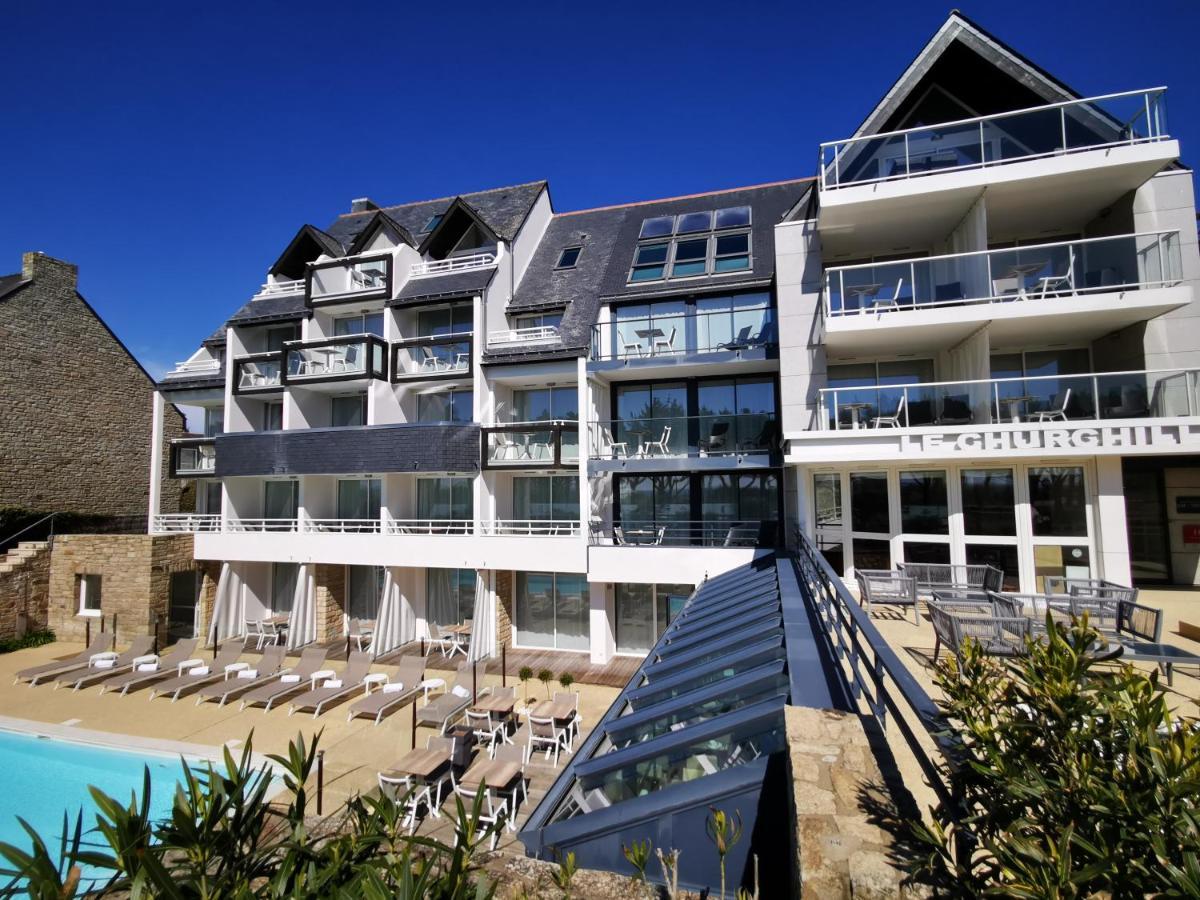 Le Churchill Hotel & Spa Carnac Exterior foto