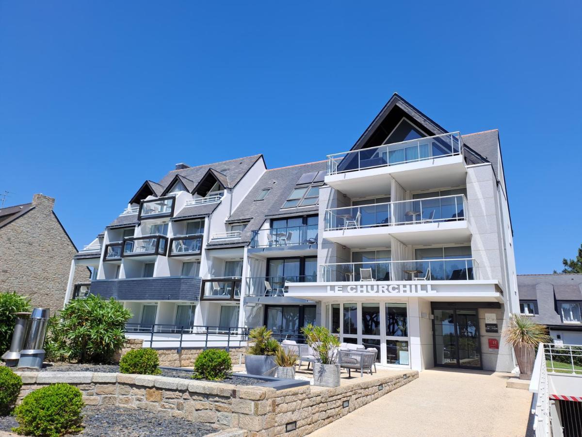 Le Churchill Hotel & Spa Carnac Exterior foto