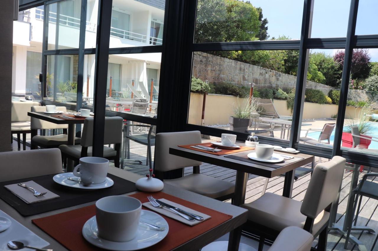 Le Churchill Hotel & Spa Carnac Exterior foto
